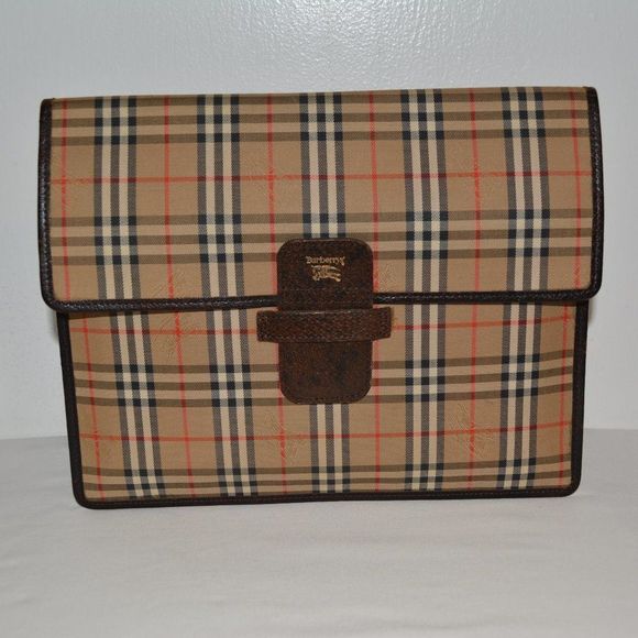 VINTAGE Burberry Nova Check Second bag - Picture 1 of 13